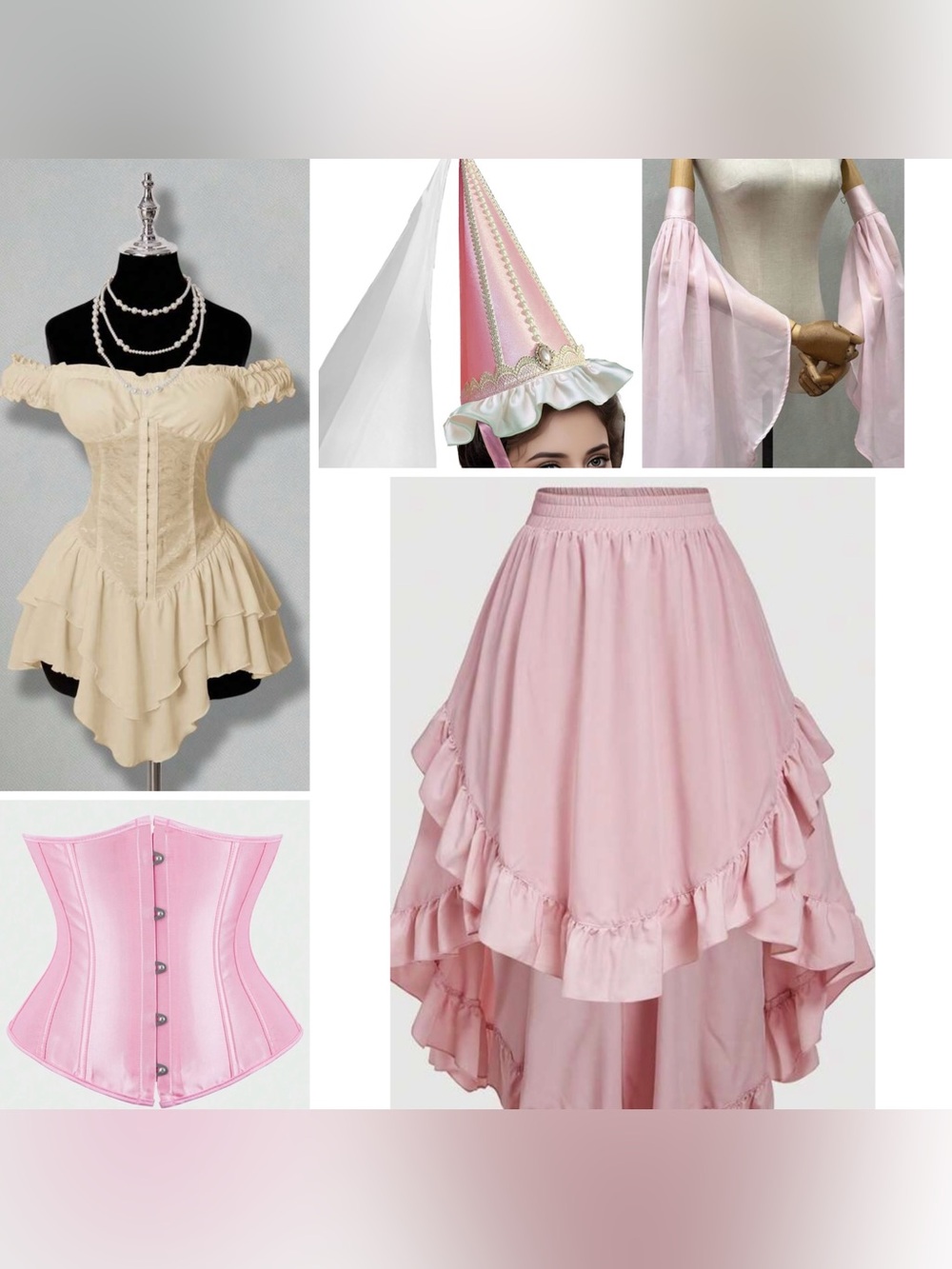 Full medieval times or renaissance outfit dunce hat included